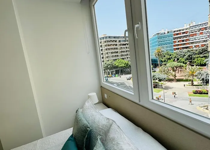 Vistas Plaza Espana Centro Ciudad Palmas Лас-Пальмас-де-Гран-Канарія